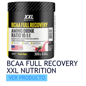 Bcaa Full Recovery. Leucina, Isoleucina, Valina. Glutamina, Taruina y Glutamina.
