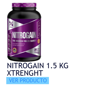 Ganador de masa muscular Nitrogain 1.5 kg de Xtrenght Nutrition