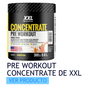 Concentrate Pre Workout de XXL PRO Nutrición