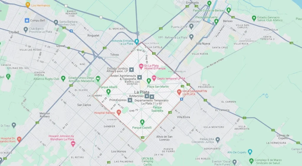 Zona de entrega de suplementos en La Plata y alrededores