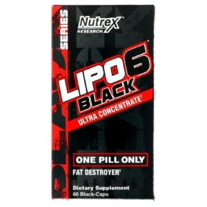 Lipo 6 Black de Nutrex. Quemador de grasas importado.