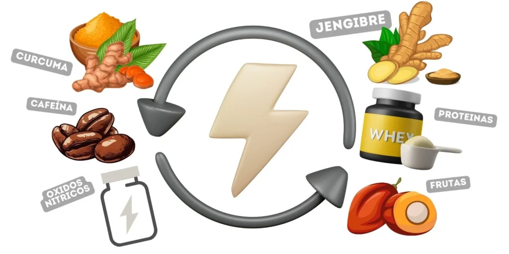 Suplementos, Alimentos y Bebidas que aumentan nuestra energia.