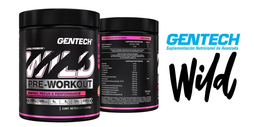 Wild: Pre Workout de Gentech