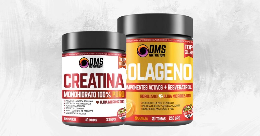 Colágeno DMS con Q10 y Resveratrol + Creatina 300 grs