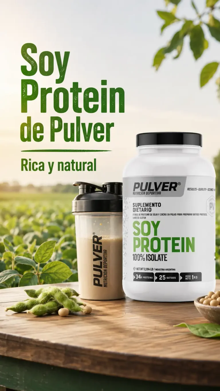 Soy Protein de Pulver, proteína de soja en polvo de 1 kg sin TACC
