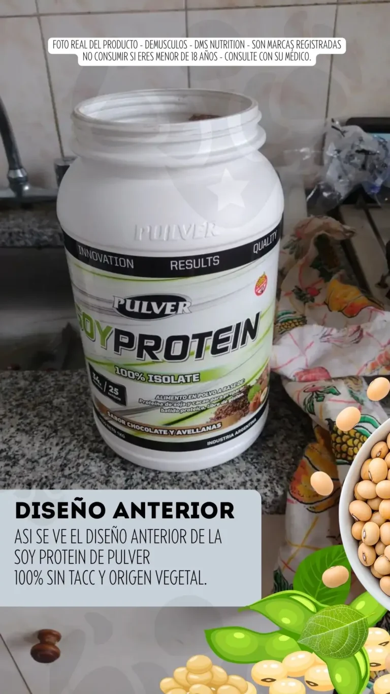 Soy Protein de Pulver: así se ve el envase de 1 kilogramo