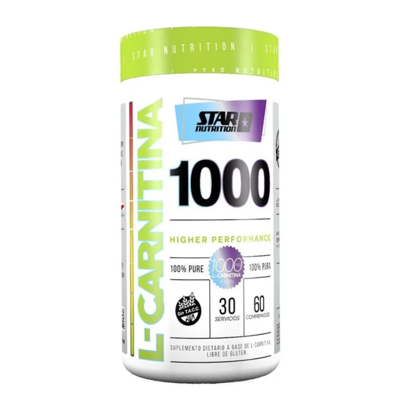 Carnitina 1000 x60 de Star Nutrition