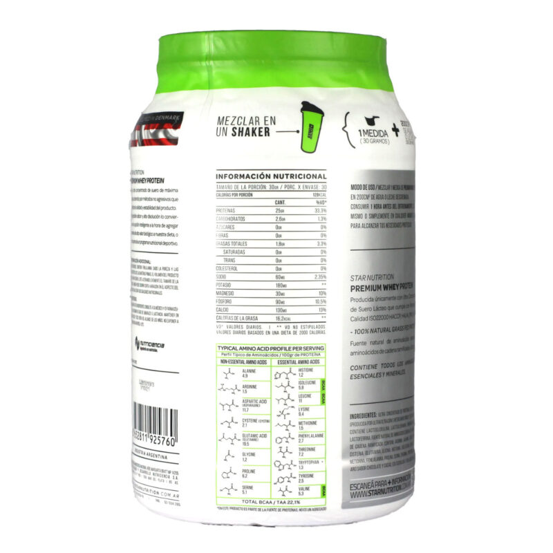 Natural Whey de Star Nutrition 2 Lbs (Discontinuado) - Imagen 3