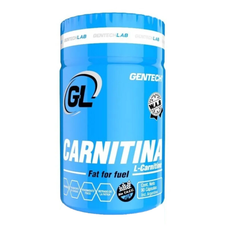 Carnitina x90 de Gentech Quemador de Grasas