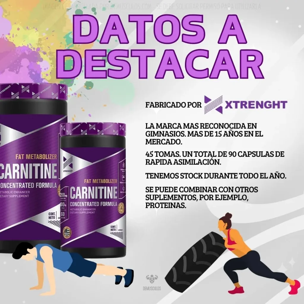 L-Carnitina de Xtrenght Nutrition