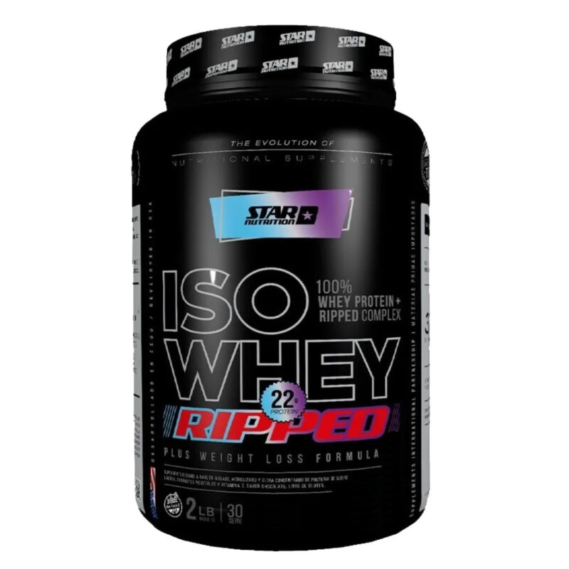 Proteína Isolate: Iso Whey Ripped Star 2 lbs (907 grs)