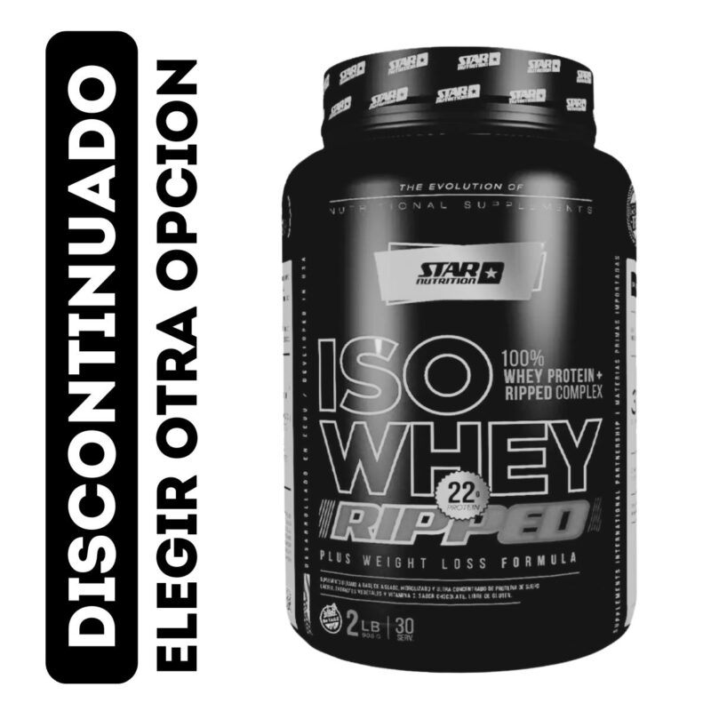 Proteína Isolate con componentes quema grasas: Iso Whey Ripped de Star Nutrition