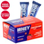 Whey Bar Mervick x 12 de 65 grs y 21 grs de proteína