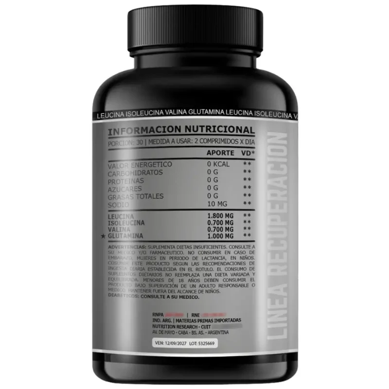 Bcaa Black de Nutrition Research
