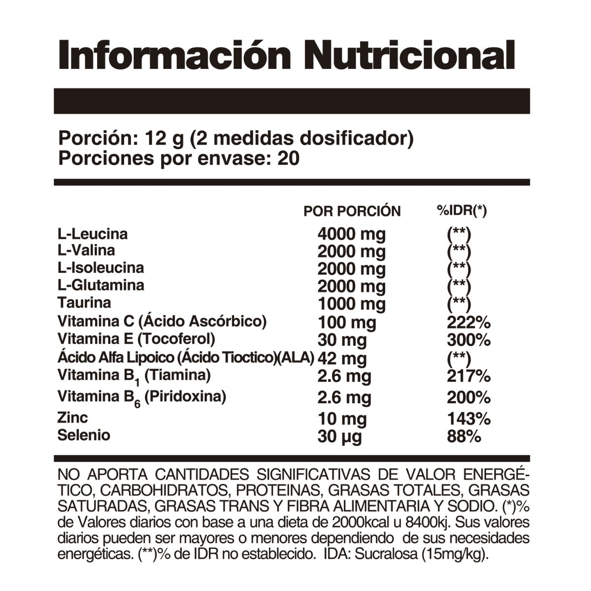 Best Bcaa de Hoch Sport