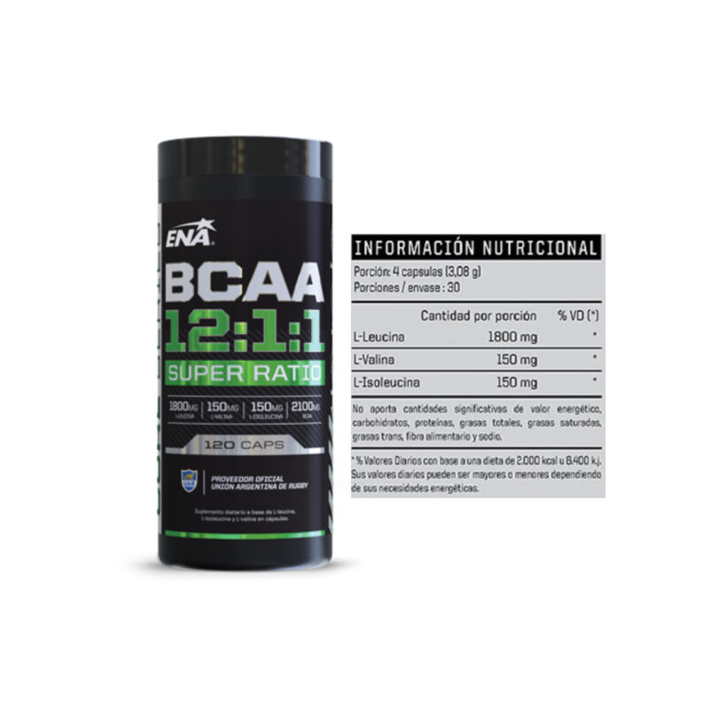 Bcaa 12:1:1 de Ena Sport - Imagen 2