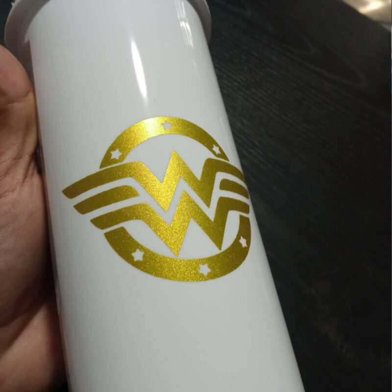 Vaso Wonder Woman Mujer Maravilla - Imagen 3