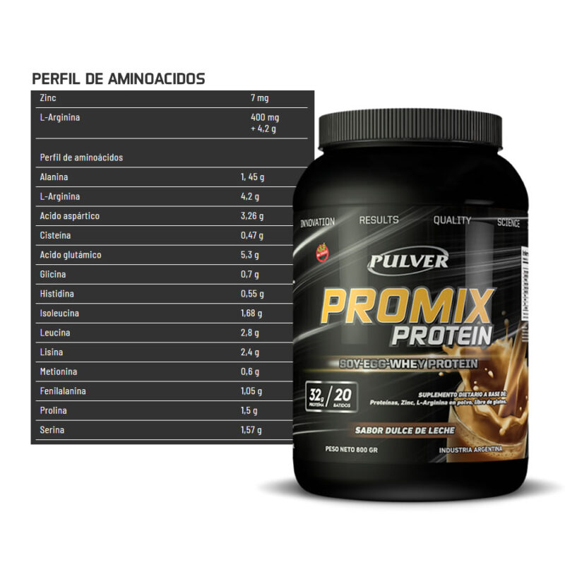 Proteína Pro Mix Pulver 800 grs - Imagen 3