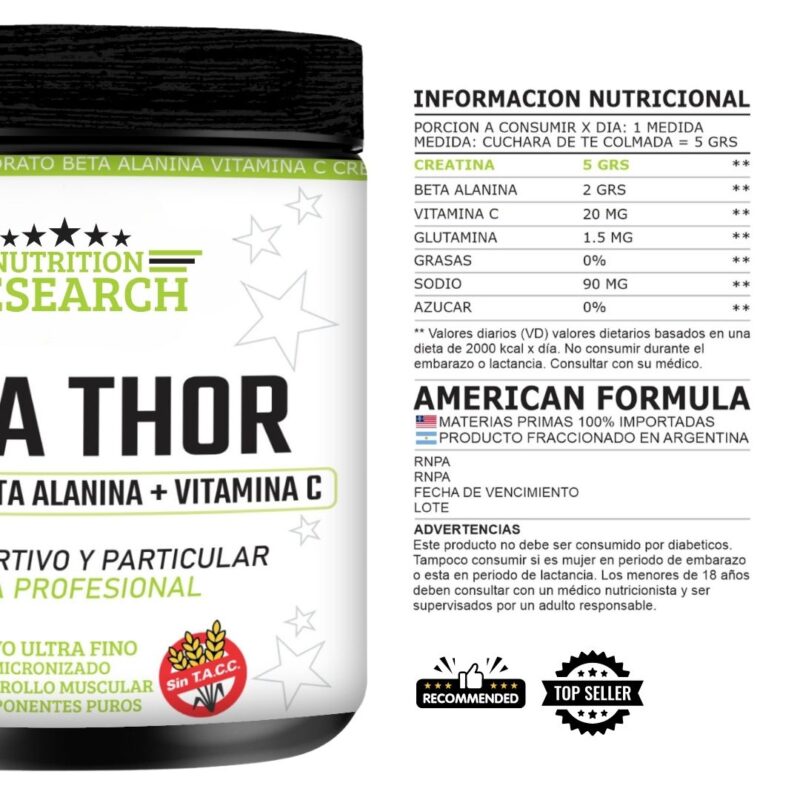 Crea Thor de Nutrition Research