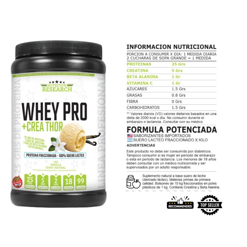 Crea Thor + Proteína x 1 kg