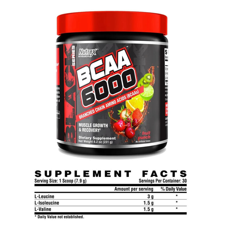 Bcaa 6000 de Nutrex - Imagen 2