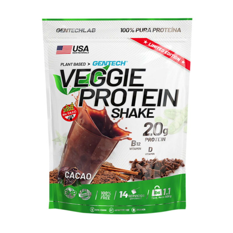 Veggie Protein Shake 500 grs de Gentech