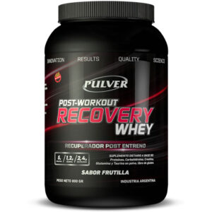 Recovery Whey 800 grs de Pulver Frutilla