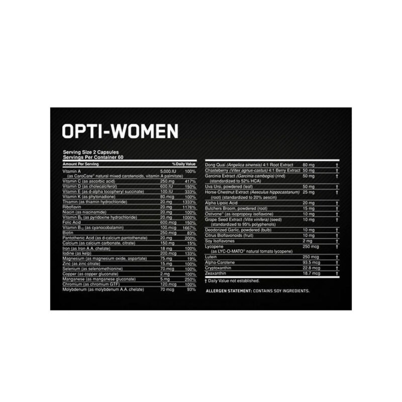 Opti Women - Multi Vitaminico Importado (Discontinuado) - Imagen 2