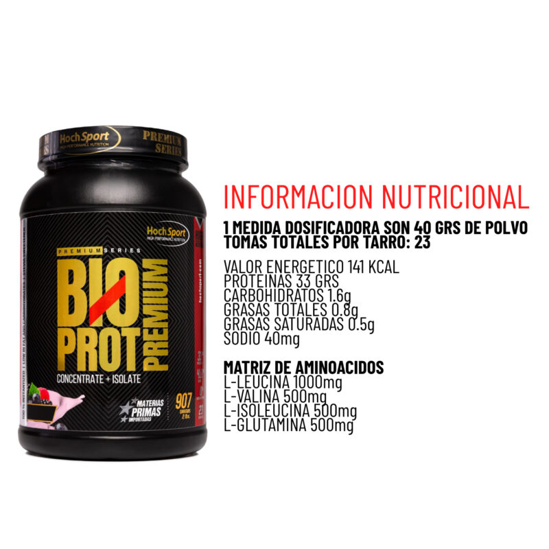 Bio Prot de 2 Lbs de Hoch Sport - Imagen 3