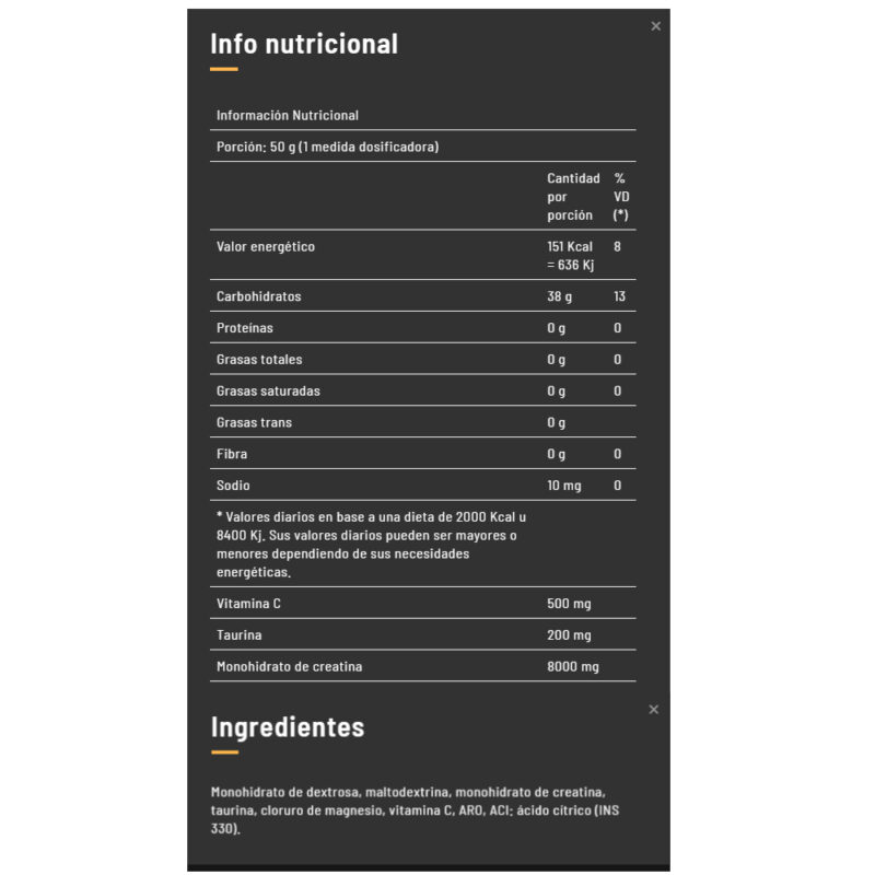 Hidro Creatina 1.5 kg de Pulver - Imagen 2