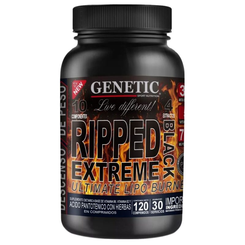 Ripped Extreme Black x 120 de Genetic