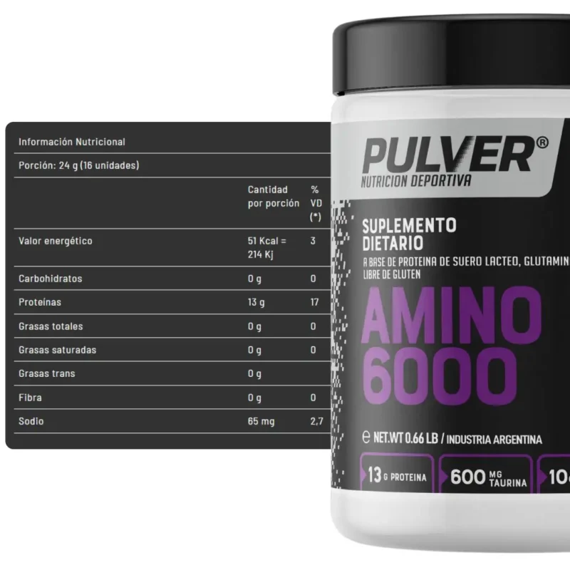 Amino 6000 de Pulver