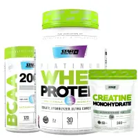 Platinum Whey 2 lbs + Creatina 300 grs + Bcaa 2000 - Star Nutrition