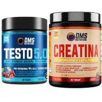 Creatina 300g DMS + Testo 5.0 con Arginina y ZMA - Combos