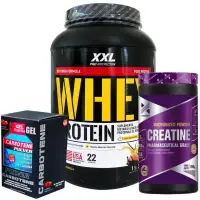 Combo Natación 1: Geles Pulver con Cafeína + Creatina Xtrenght + Proteína XXL - Combos