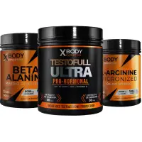 Arginina 180 grs + Beta Alanina 300 grs + Testo Full Ultra XBODY - XBODY