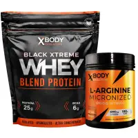 Whey Blend 2 lbs XBODY + Arginina 180 grs XBODY - XBODY
