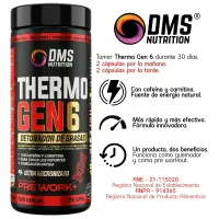 Thermo Gen 6 DMS x120 + L-Carnitina HTN x60 - Combos - vista 4