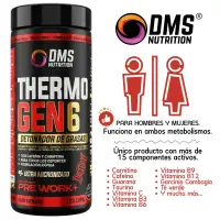 Thermo Gen 6 DMS x120 + L-Carnitina HTN x60 - Combos - vista 5