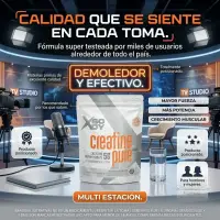 Colágeno 260 grs DMS con Q10 y Resveratrol + Creatina 300 XBody - Combos - vista 3