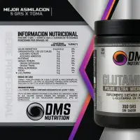 Combo DMS Pro 4.0: Proteína, Glutamina, Magnesio y Beta Alanina - DMS Nutrition - vista 3