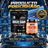 Maxi Gain 1.25 kg + Creatina DMS Nutition 300 grs Sin Tacc - Combos - vista 4