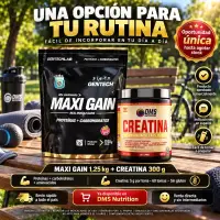 Maxi Gain 1.25 kg + Creatina DMS Nutition 300 grs Sin Tacc - Combos - vista 5
