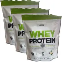 Whey Protein 2 Lbs de Star Nutrition Doypack Pack X 3 - Star Nutrition