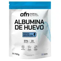 Proteína de Huevo Ovofull 750 Grs Claras de Huevo Sin Sabor + Vitamina C - Ovofull