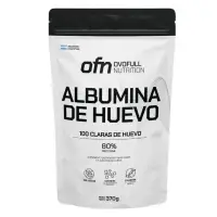 Proteína de Huevo Ovofull 350 Grs Claras de Huevo Sin Sabor (100 Claras) - Ovofull