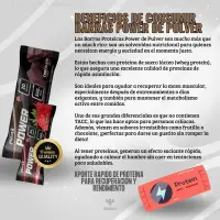 Detalles de las barras de proteína Pulver: Frutilla y Chocolate.
