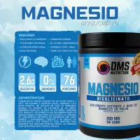 Magnesio Bisglicinato 200 Grs Puro Dms Nutrition - DMS Nutrition - vista 4