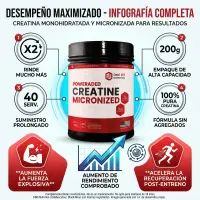 Creatina 200 grs One Fit Monohidrato Micronizada - One Fit - vista 2
