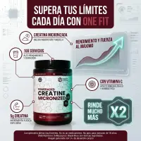 Creatina 500 grs de One Fit Monohidrato y Micronizado - One Fit - vista 2